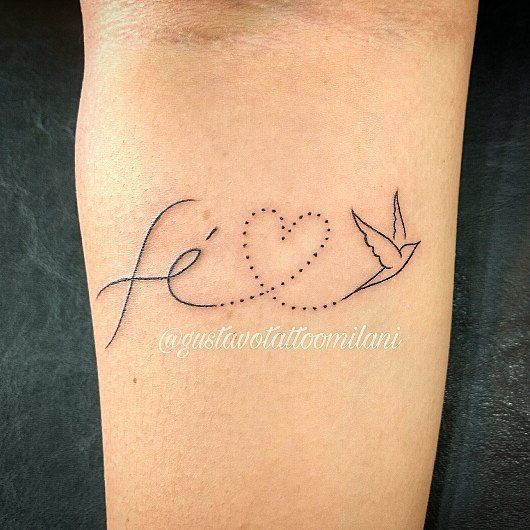 tatuagem de fé 