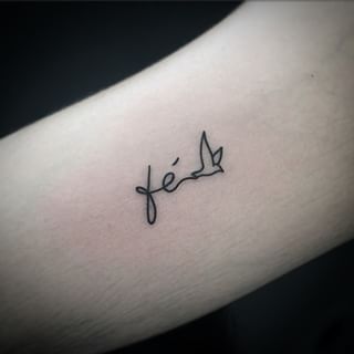 tatuagem de fé 