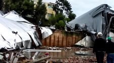 Ciclone em SC deixa rastro de destruição em várias escolas