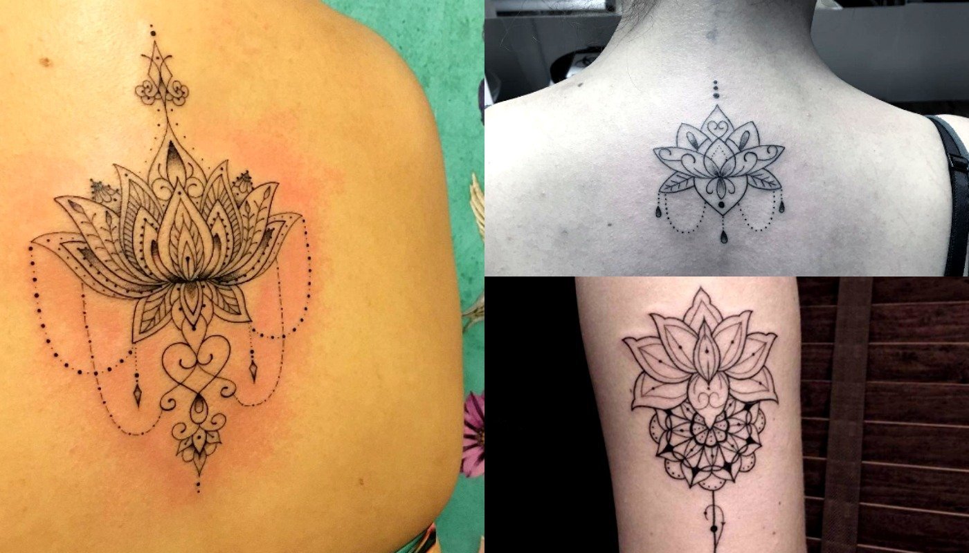 Tatuagens Flor de Lótus Bonitas e Seus Significado Místicos