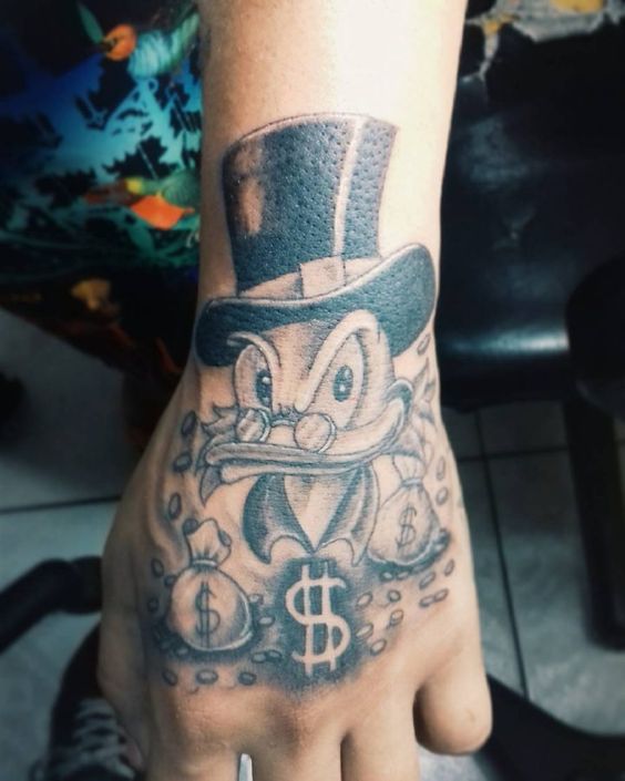 Tatuagem do Tio Patinha + Desenhos para Baixar  Confira!